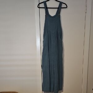 Free People Blue Sleeveless Jumpsuit